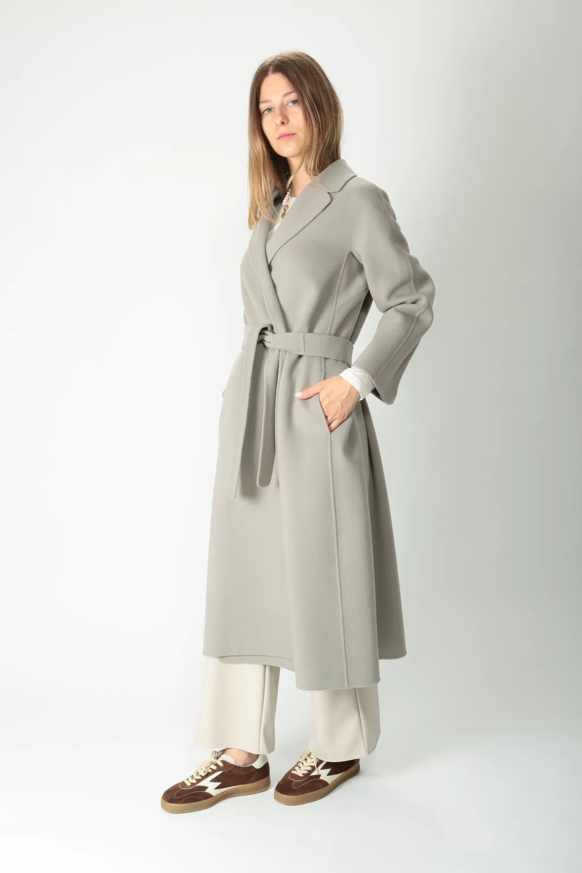 'S MaxMara Cappotto lungo a vestaglia Esturia