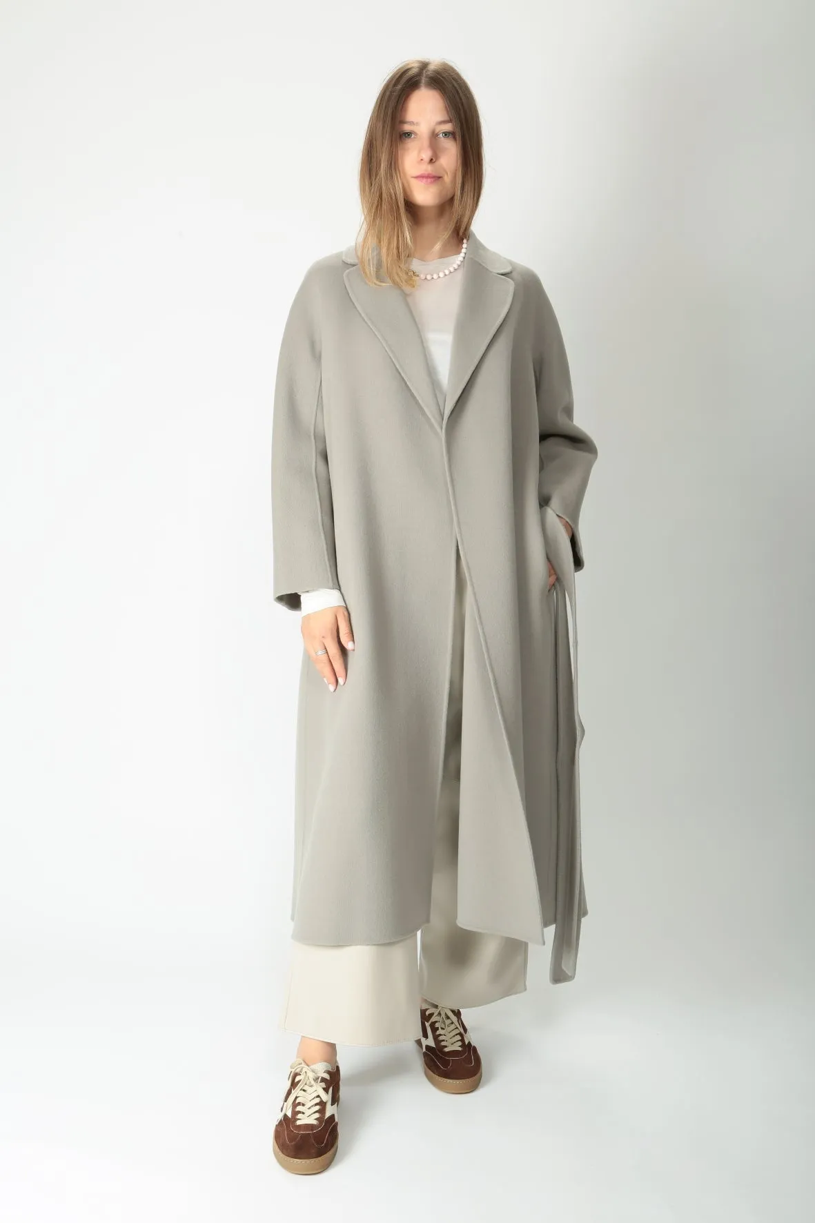 'S MaxMara Cappotto lungo a vestaglia Esturia