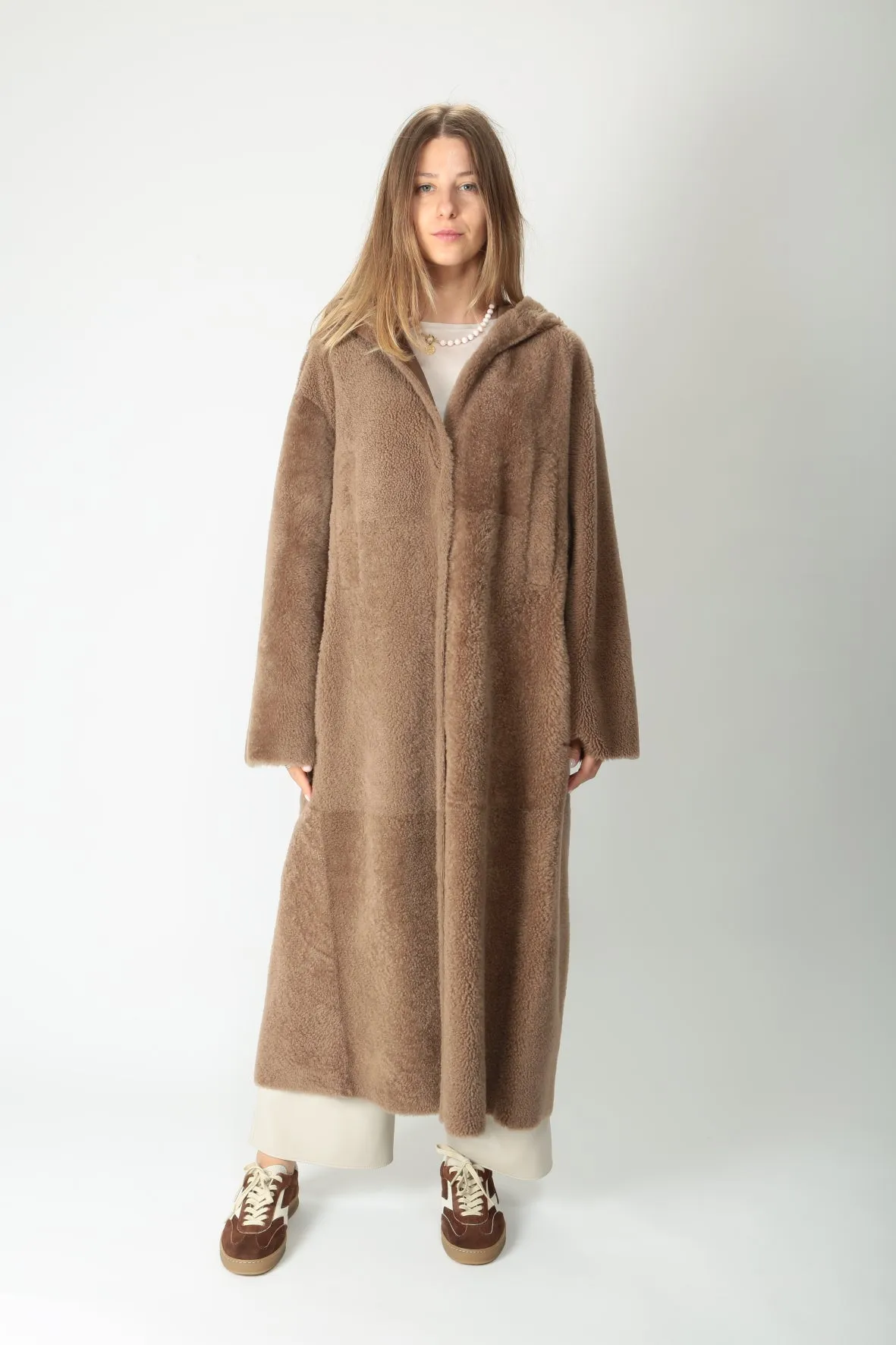 'S MaxMara Cappotto lungo in montone Joan
