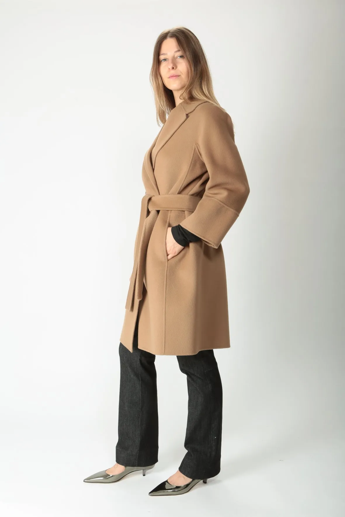 'S MaxMara Cappotto midi in lana Arona