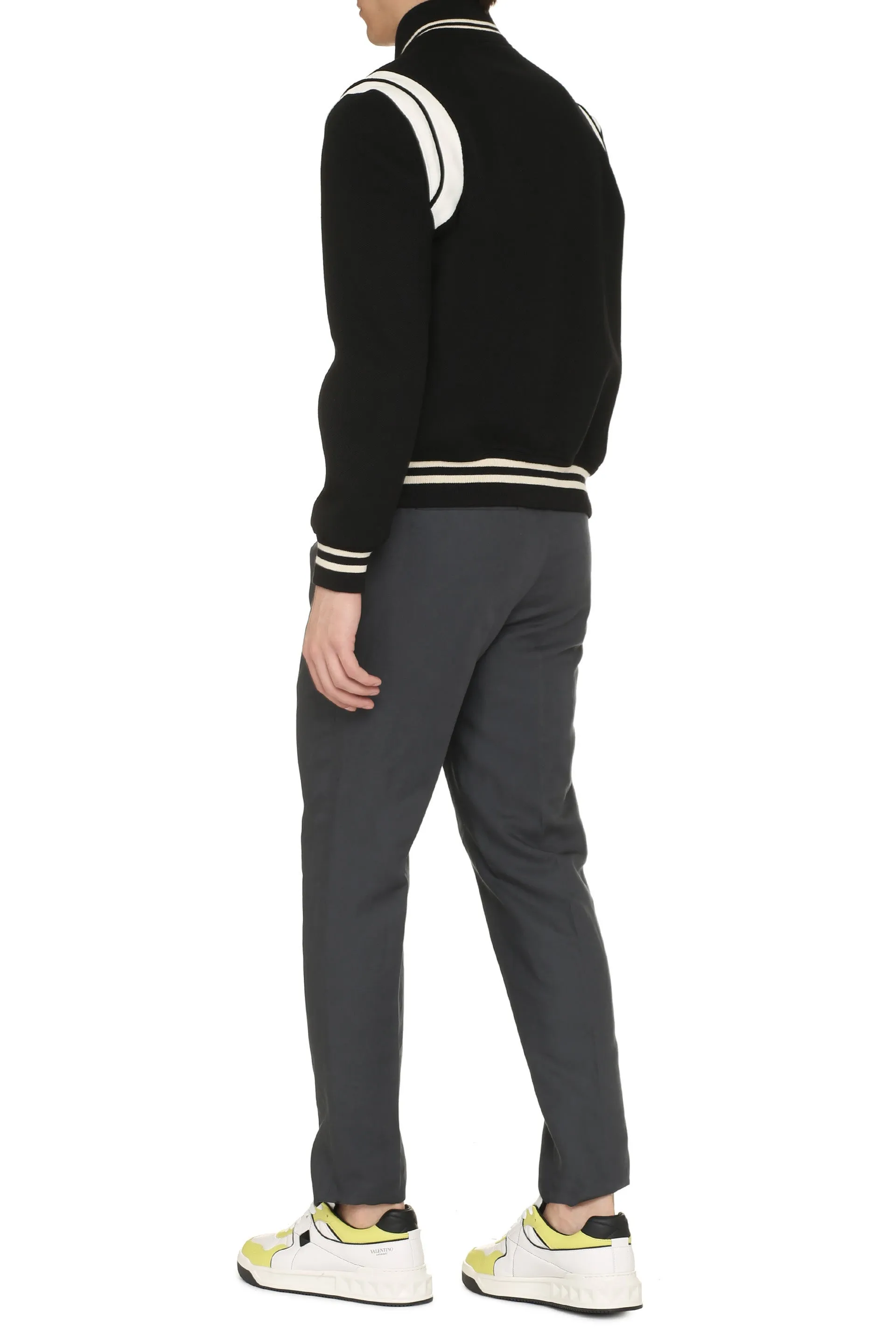 Saint Laurent Bomber Teddy in lana