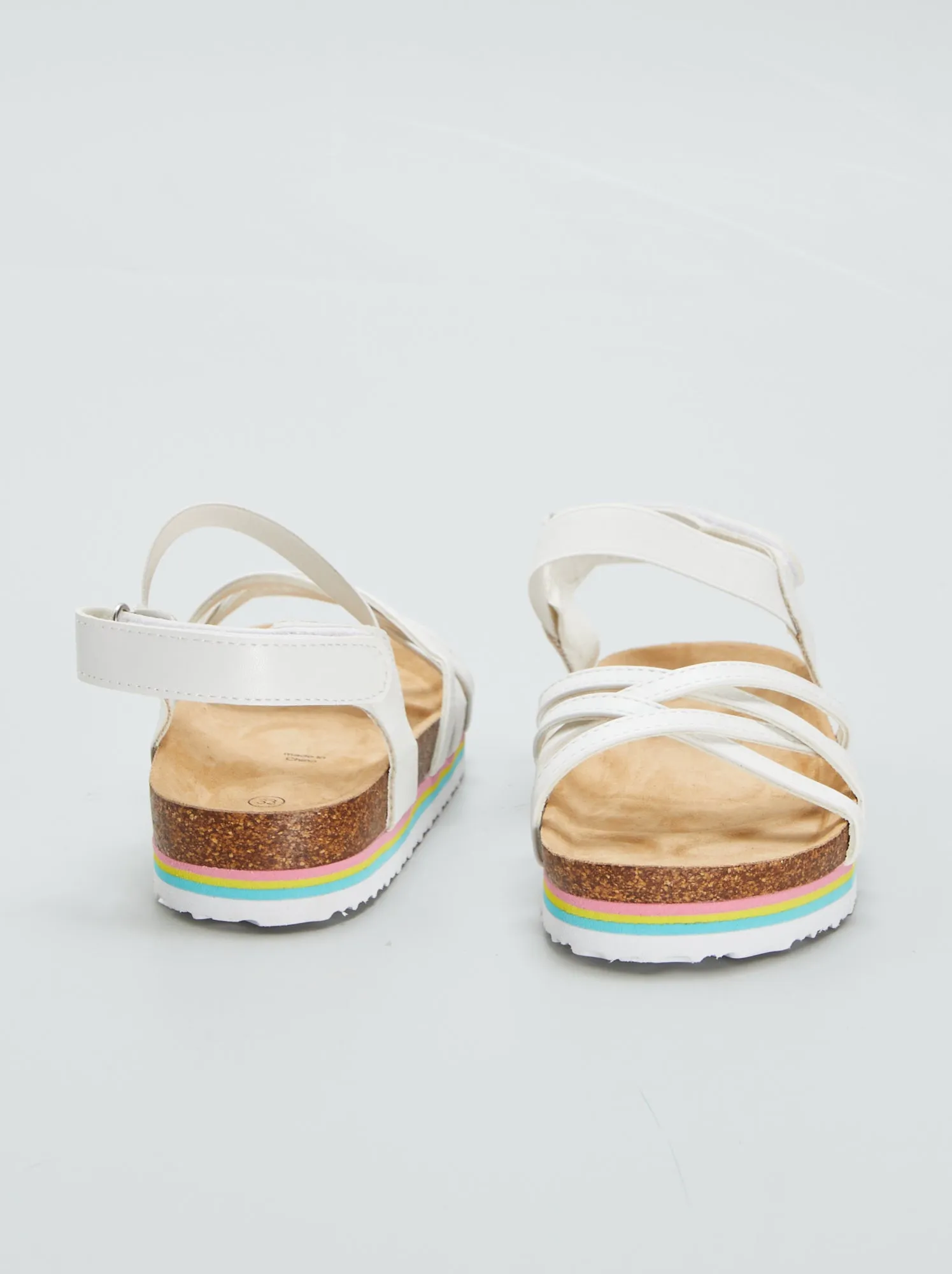 Sandali con cinturino sottili - bianco