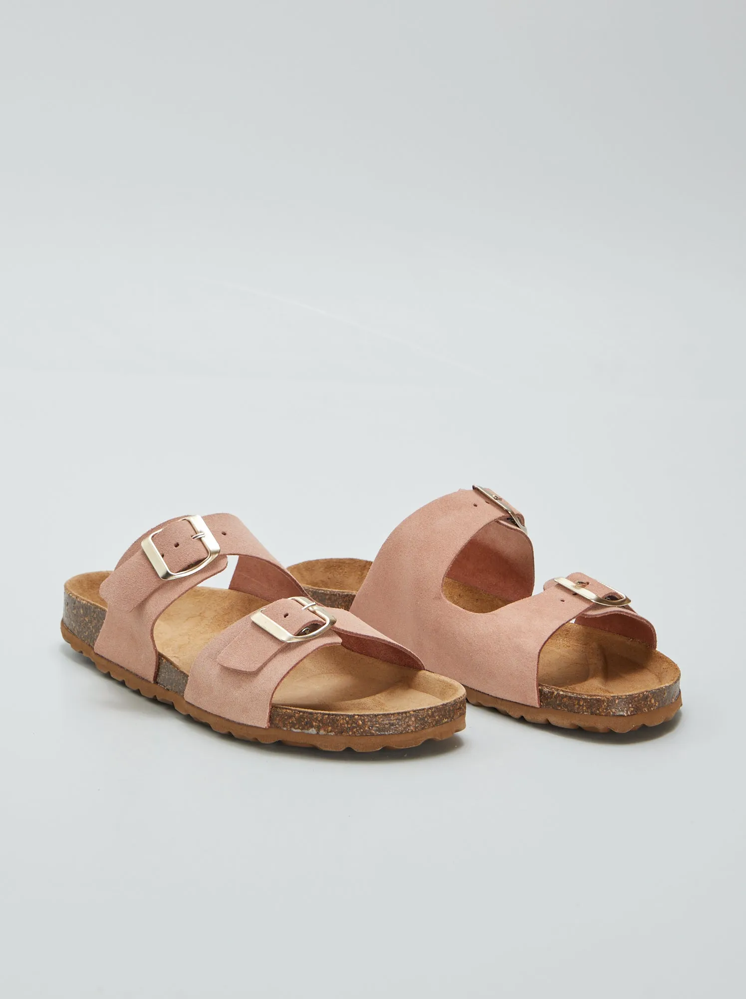 Sandali con doppio cinturino - ROSA