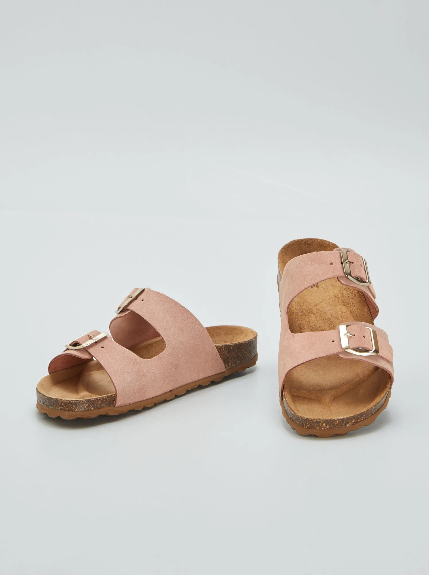 Sandali con doppio cinturino - ROSA