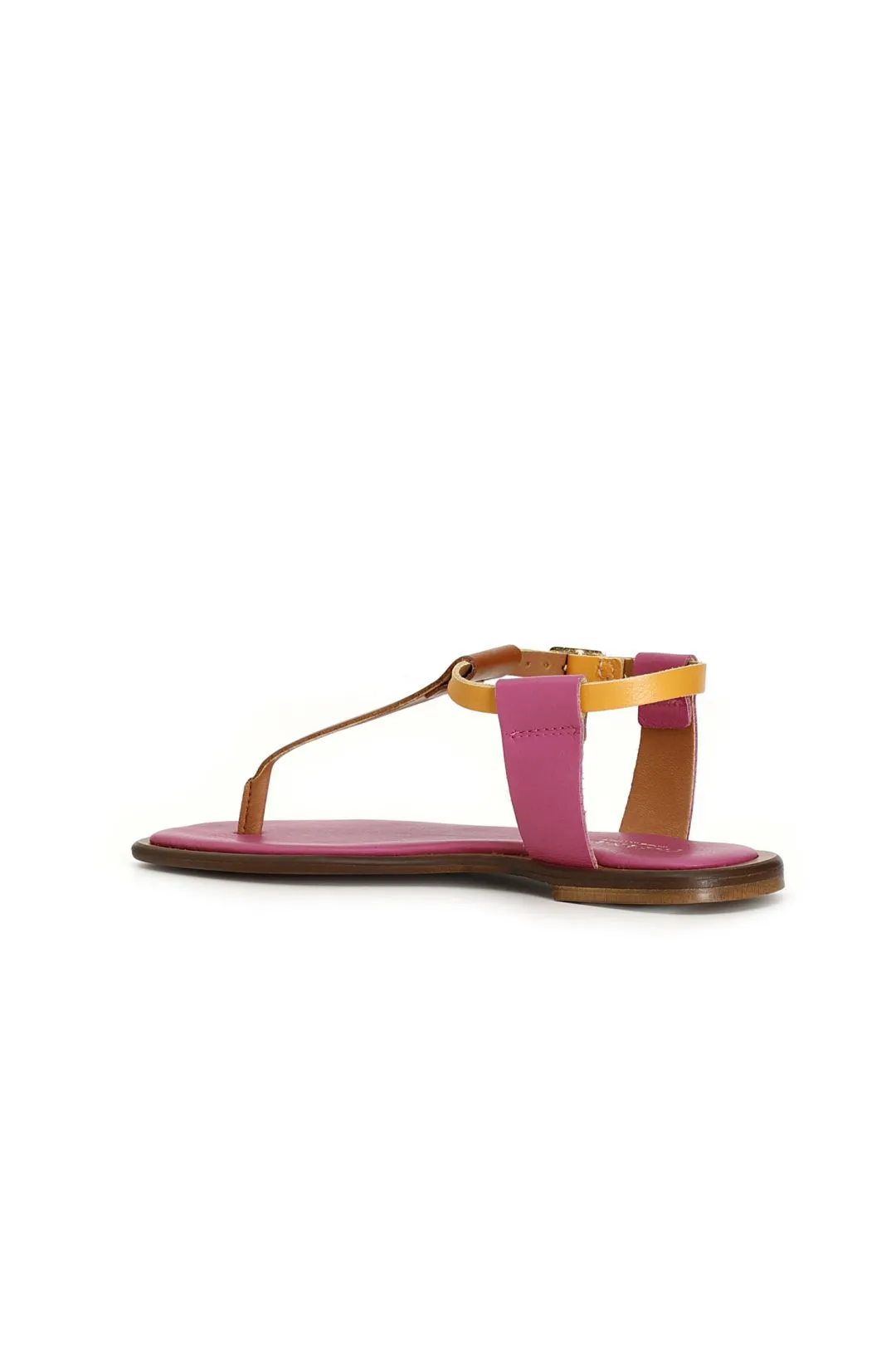 sandali infradito bicolore multi cuoio