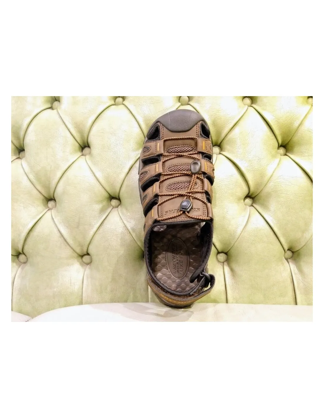 Sandali sportivi da uomo con velcro, Skechers