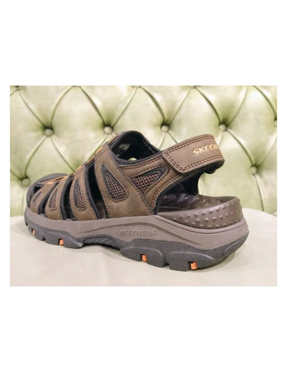 Sandali sportivi da uomo con velcro, Skechers