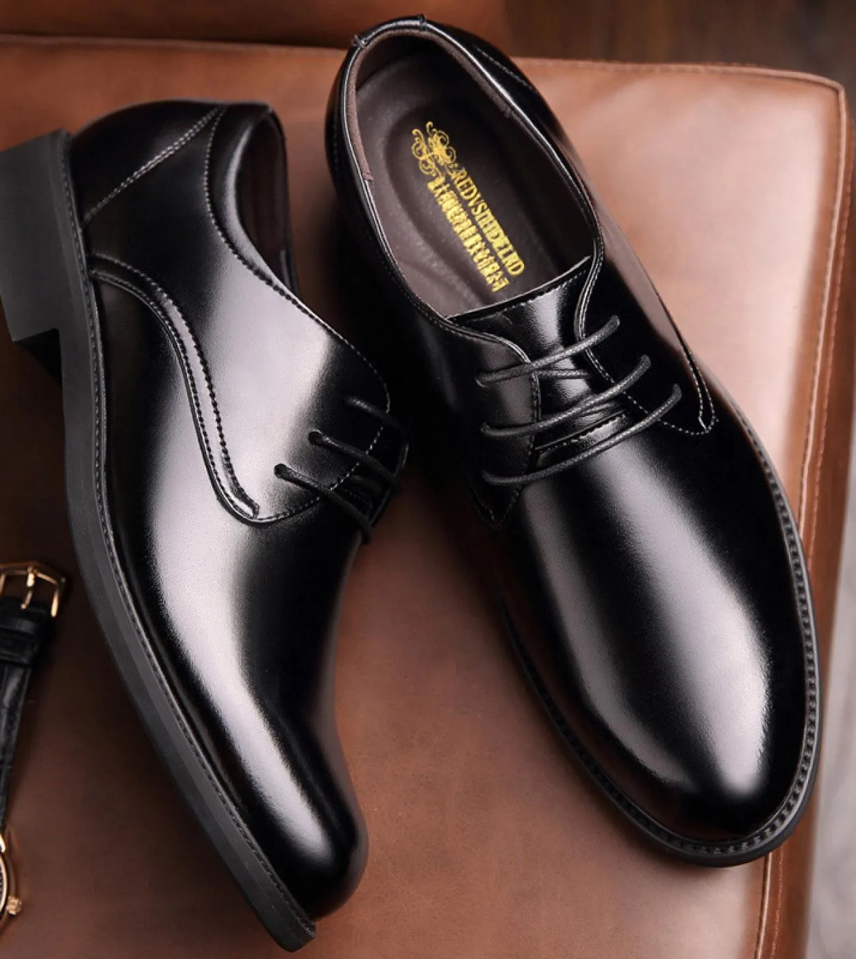 Scarpe da uomo con rialzo in altezza Scarpe eleganti da uomo con rialzo formale da uomo