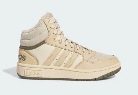 Scarpe Junior Adidas Hoops 3.0 Mid K IF7738 Beige