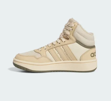 Scarpe Junior Adidas Hoops 3.0 Mid K IF7738 Beige
