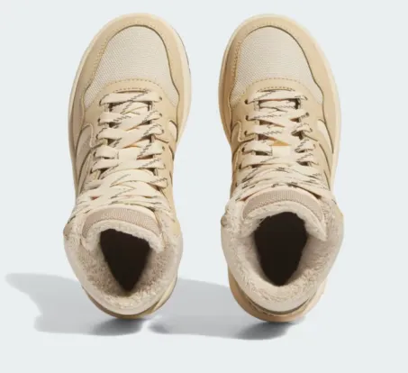 Scarpe Junior Adidas Hoops 3.0 Mid K IF7738 Beige