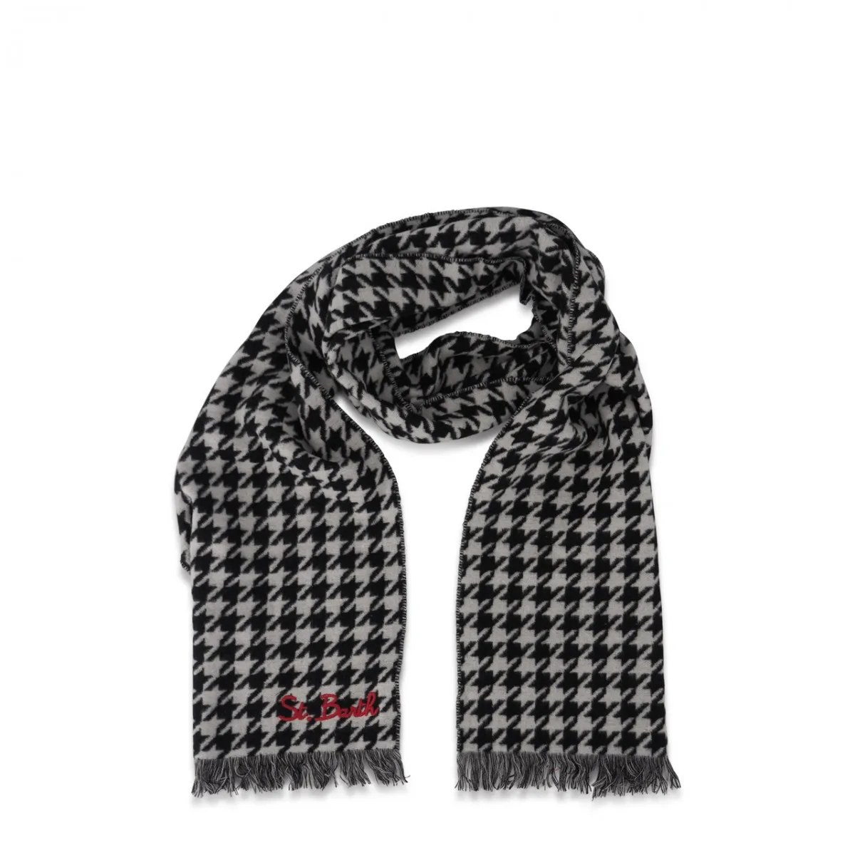 Sciarpa In Lana Pied De Poule