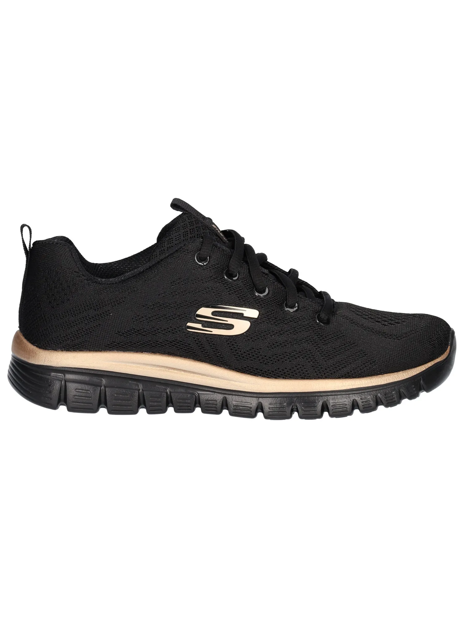 Sneaker Skechers con Memory Foam da donna nera