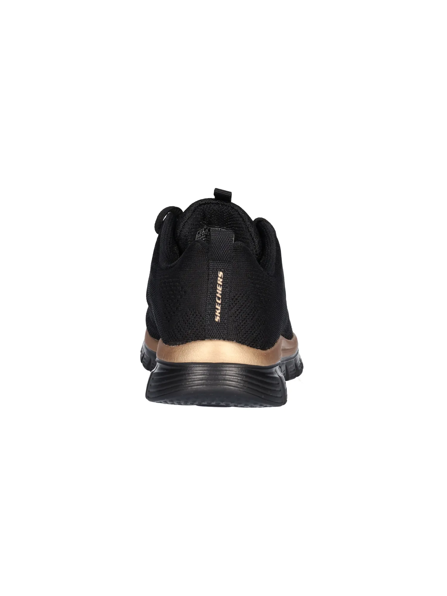 Sneaker Skechers con Memory Foam da donna nera