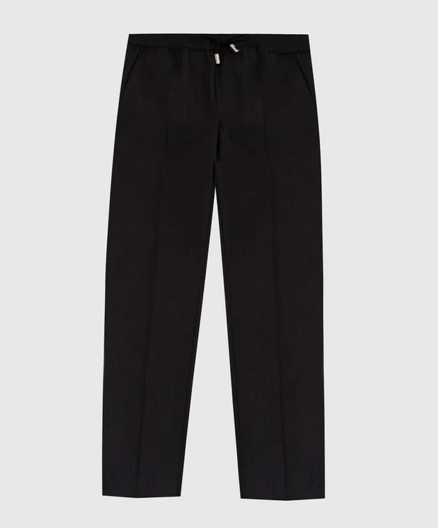 Stefano Ricci Pantaloni in lana a quadri per bambini YAT7400040HCMF