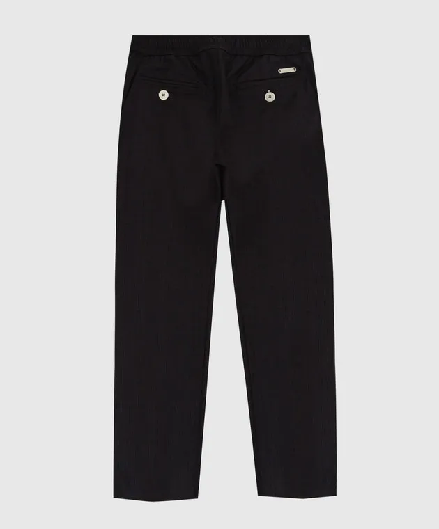 Stefano Ricci Pantaloni in lana a quadri per bambini YAT7400040HCMF