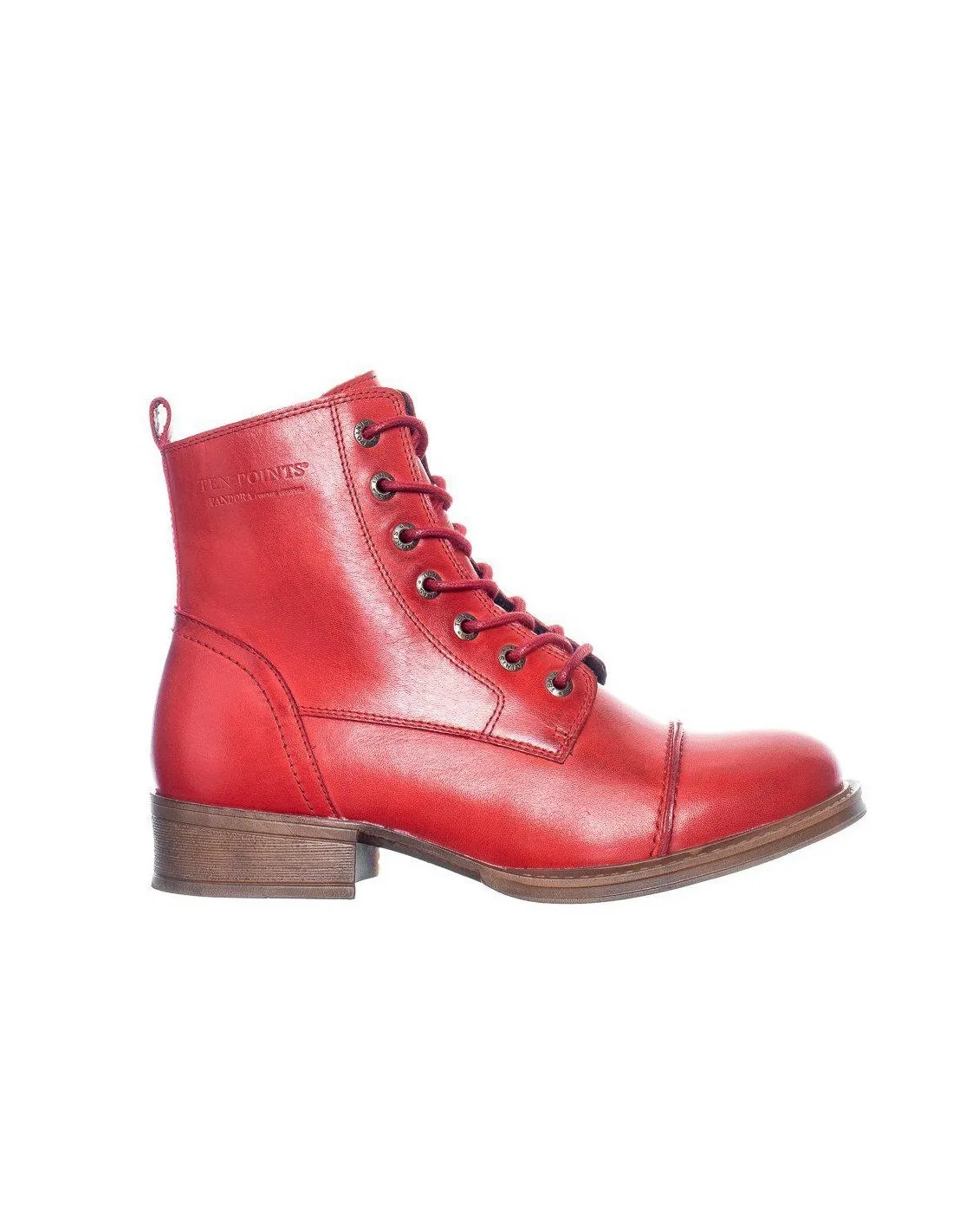 STIVALETTO IN PELLE NATURALE "PANDORA" CON ZIP