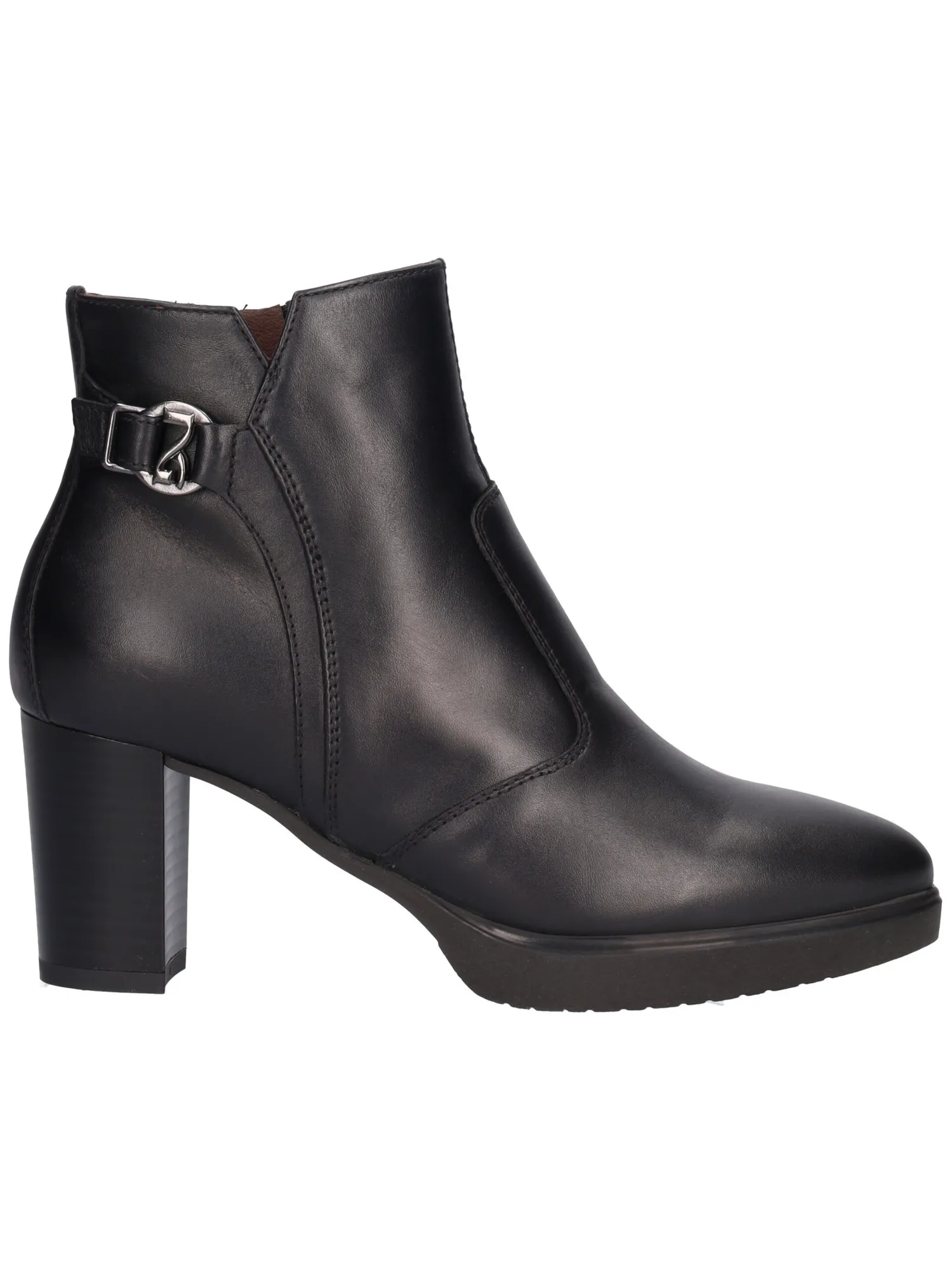 Stivaletto tacco largo Nero Giardini da donna nero