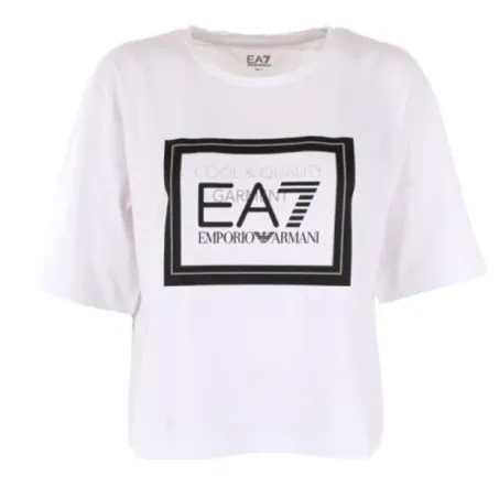 T-shirt Donna EA7 Emporio Armani 3LTT28 1100 Bianco