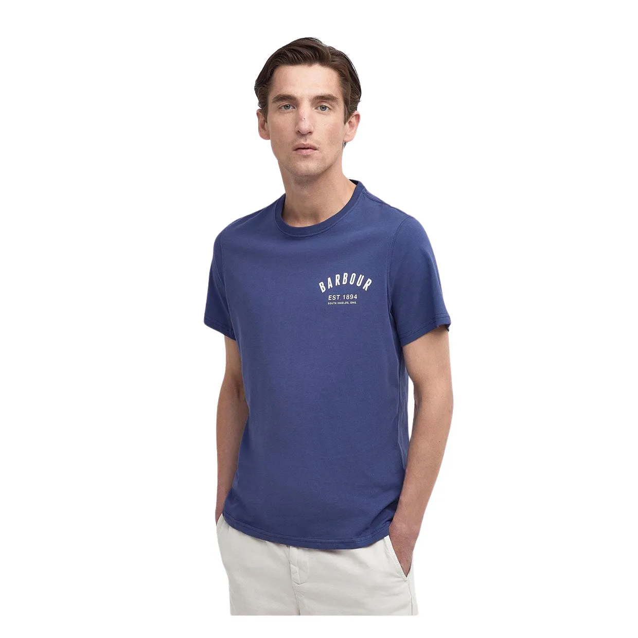 T-shirt Uomo Barbour Preppy Blu