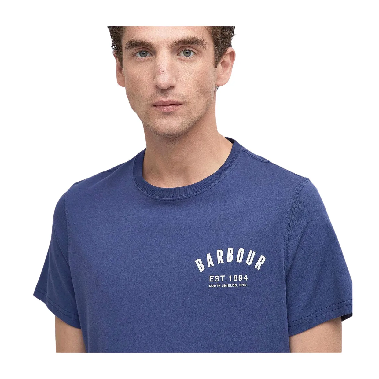 T-shirt Uomo Barbour Preppy Blu