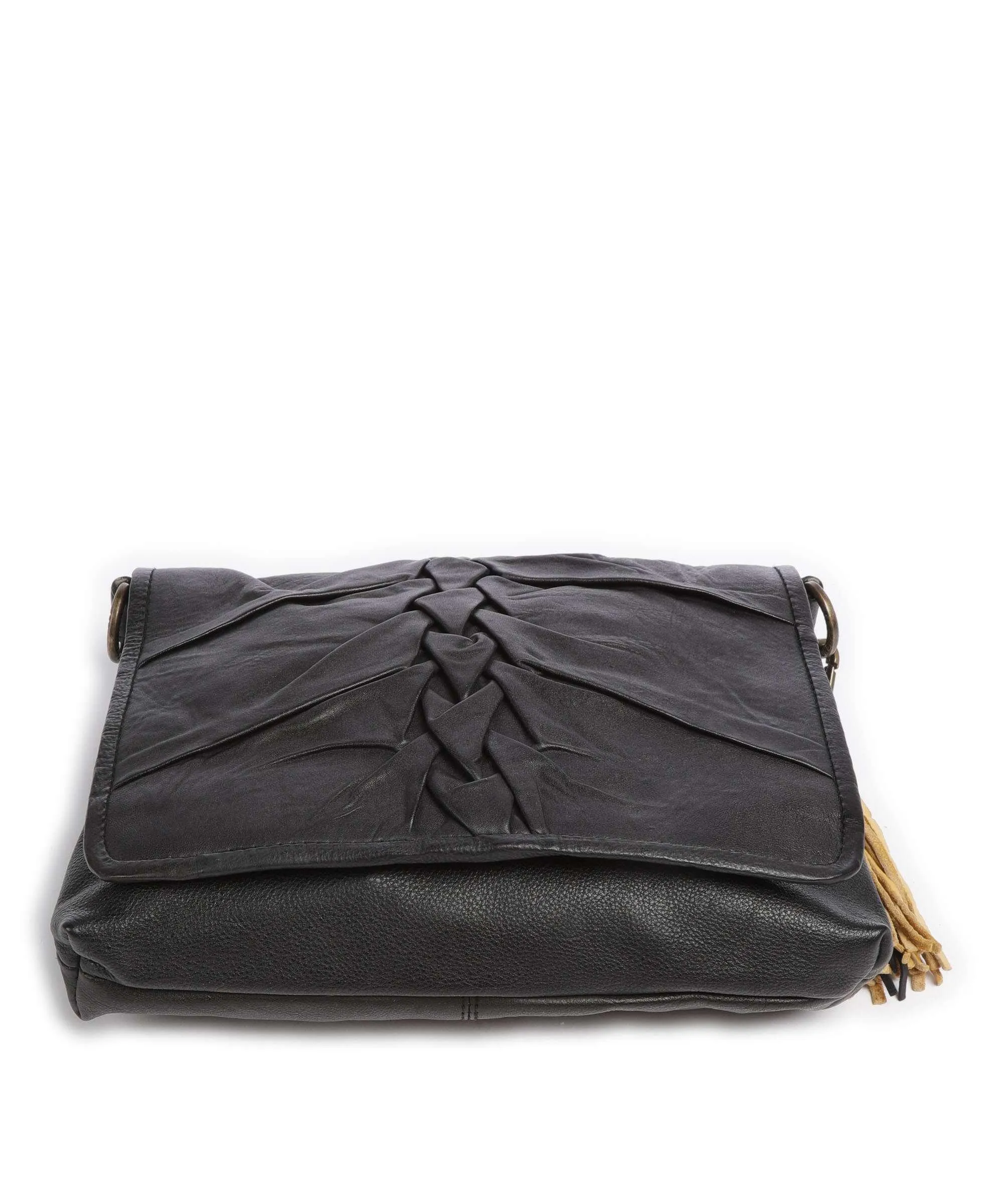  Taschendieb Wien Fischerstiege 5 Borsa a spalla pelle di vacchetta grana nero  
