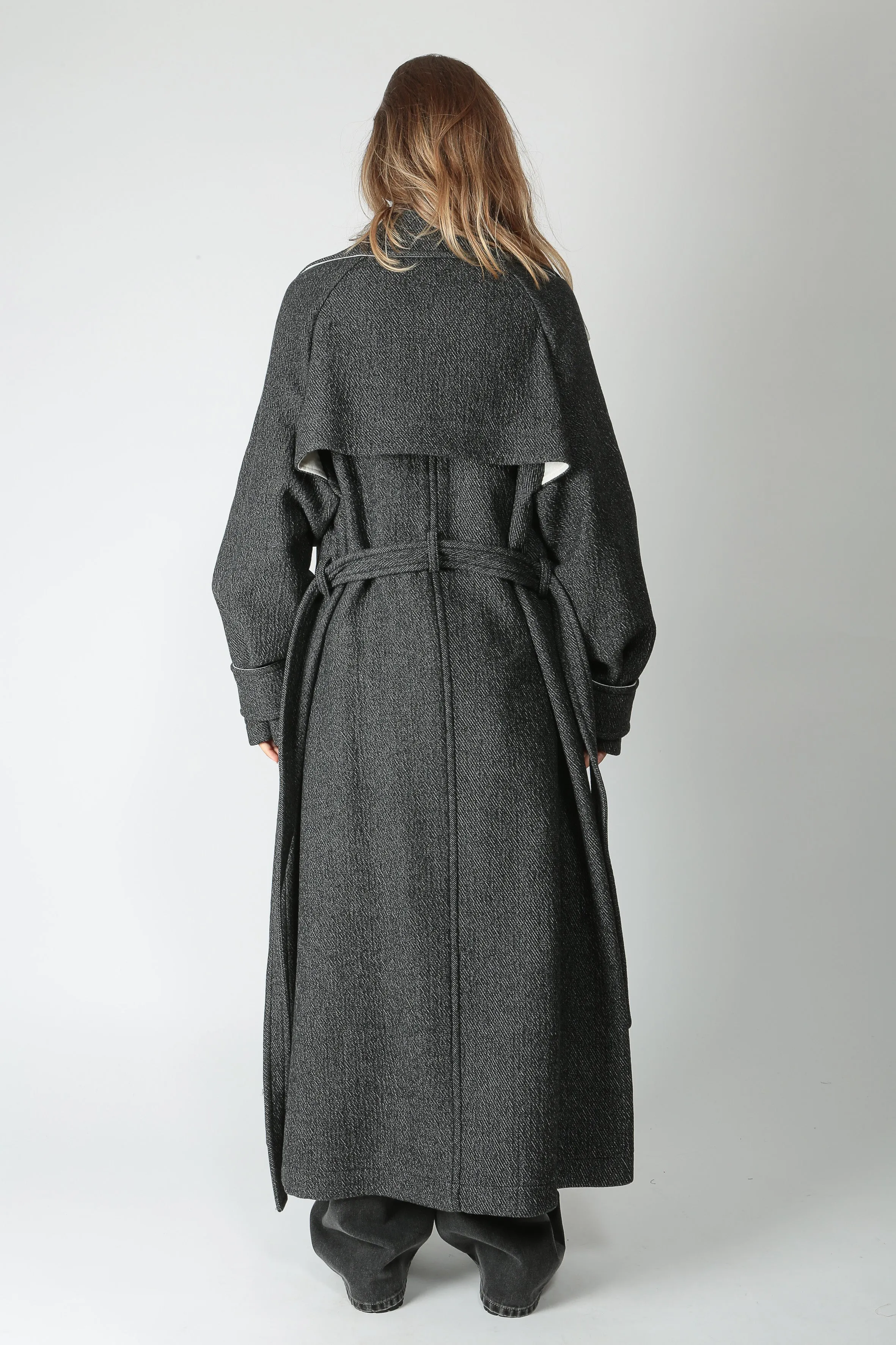Tela Cappotto lungo doppiopetto Prova