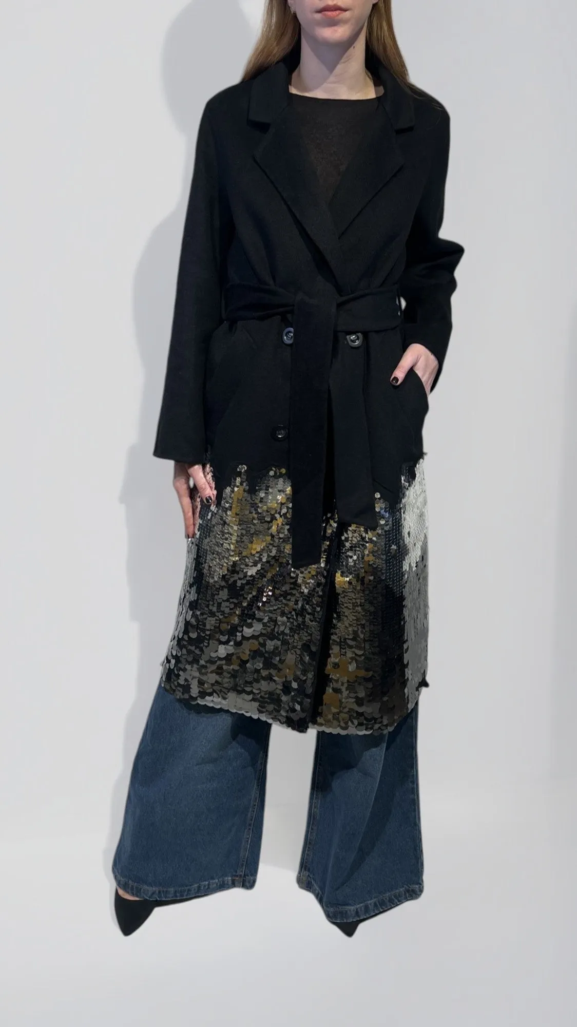 TENSIONE IN - CAPPOTTO CON PAILLETTES