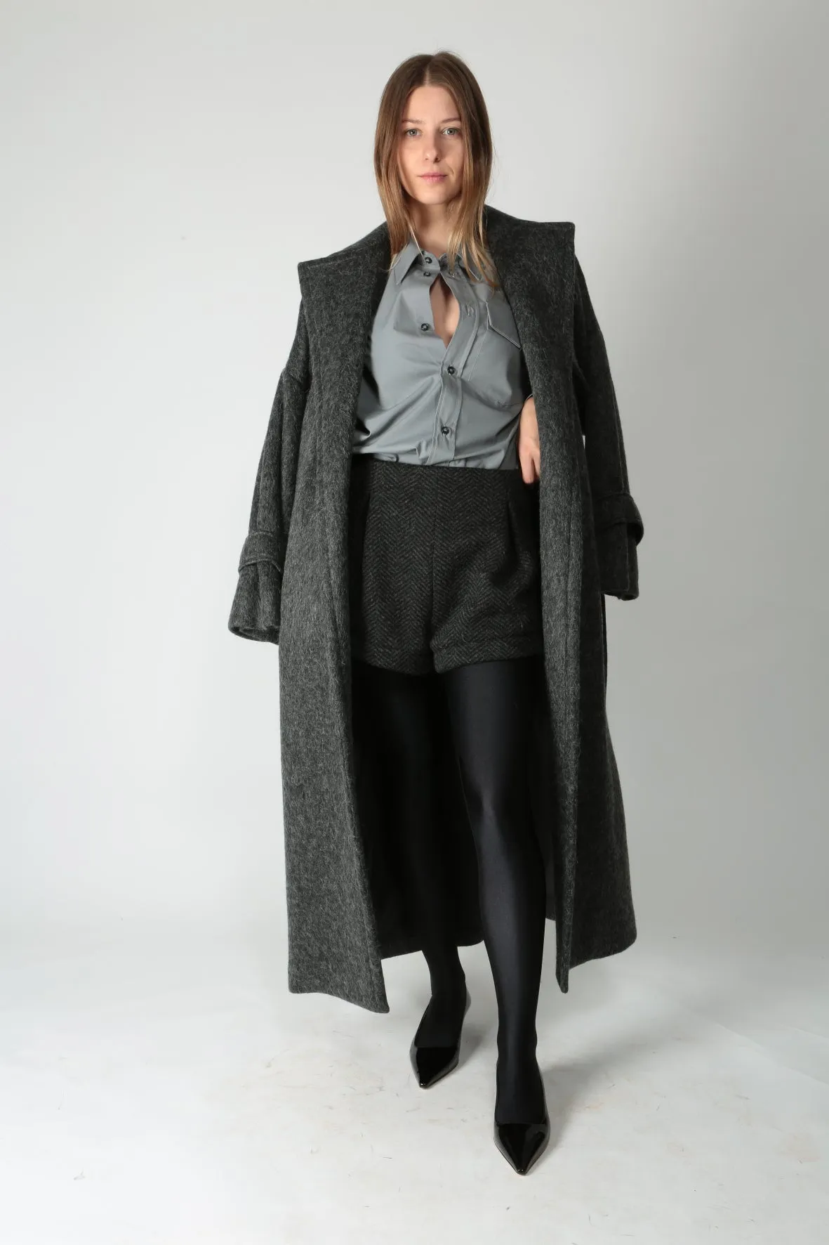 The M Cappotto lungo a vestaglia Lora91