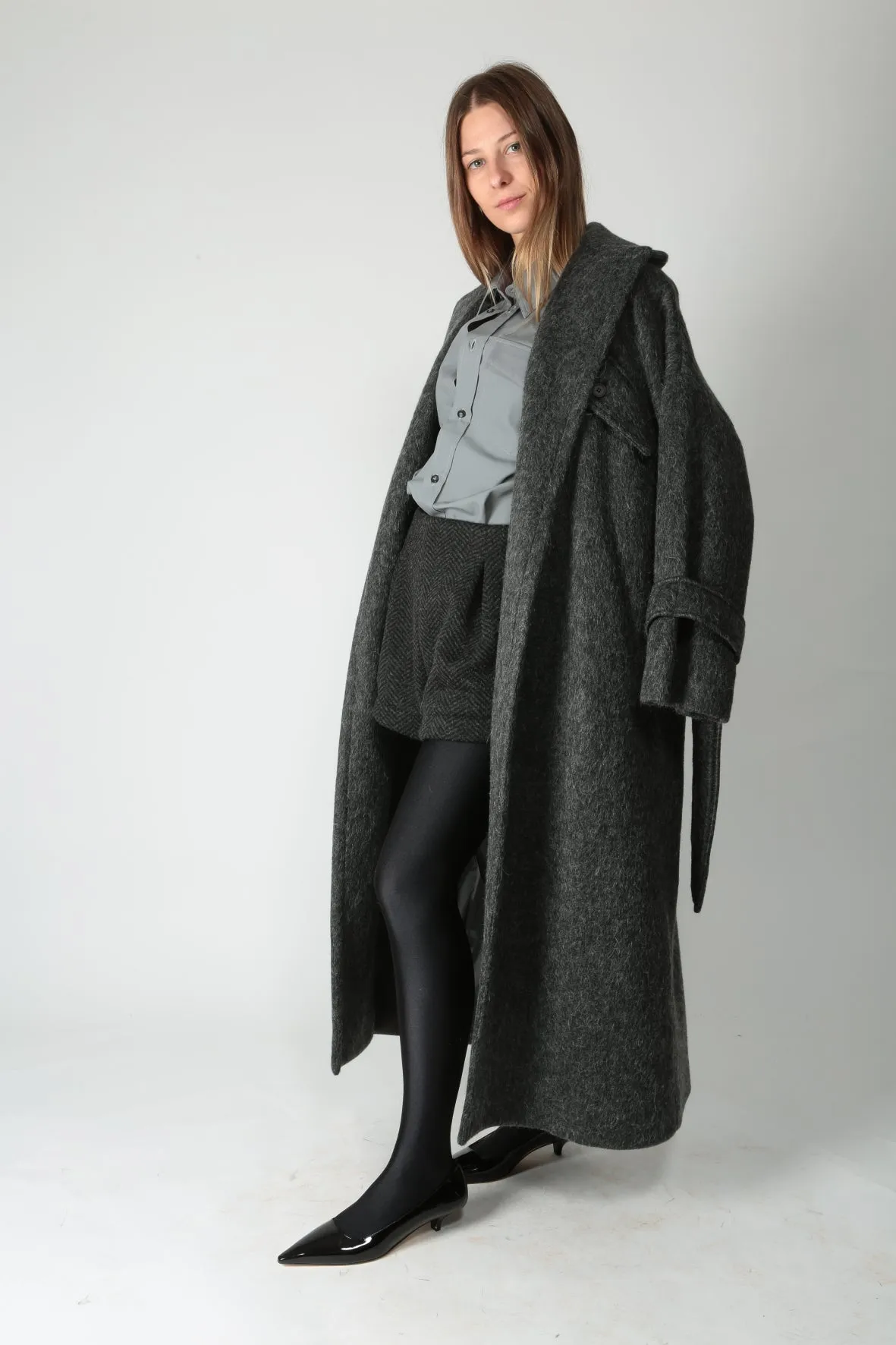 The M Cappotto lungo a vestaglia Lora91