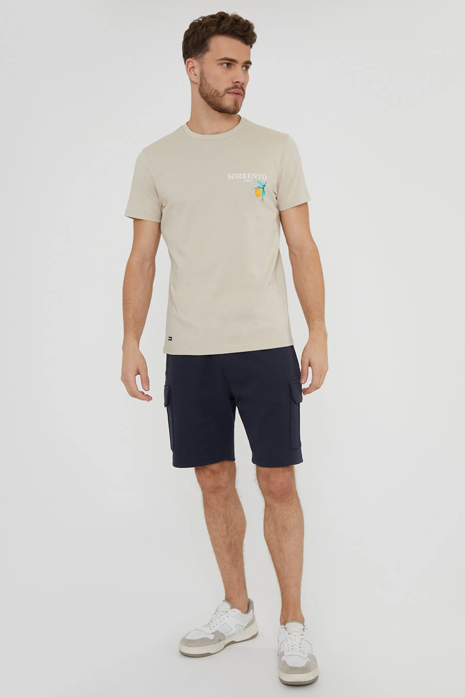 Threadbare - Shorts felpati con tasca cargo