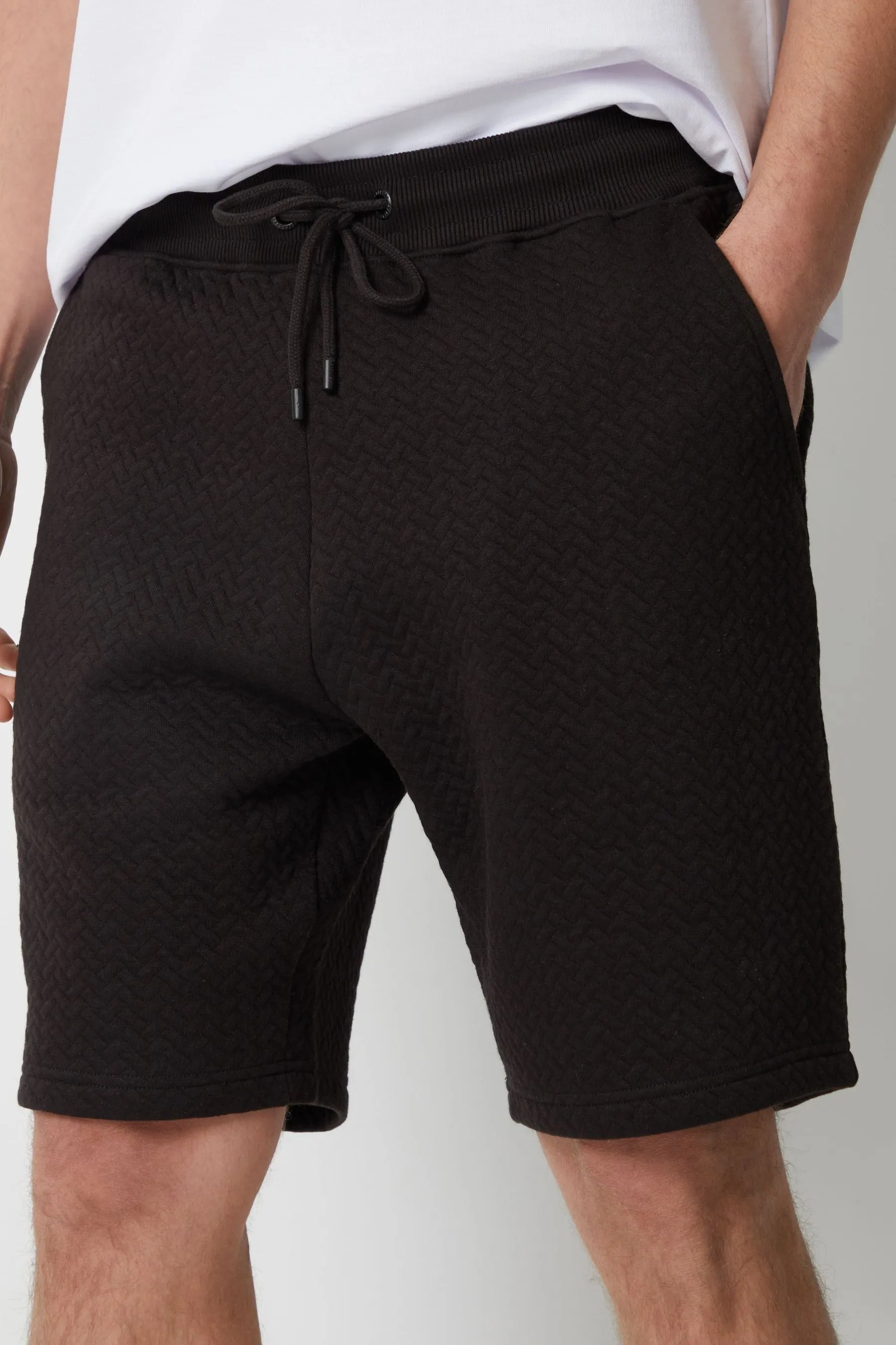 Threadbare - Shorts felpati testurizzati Blend in cotone