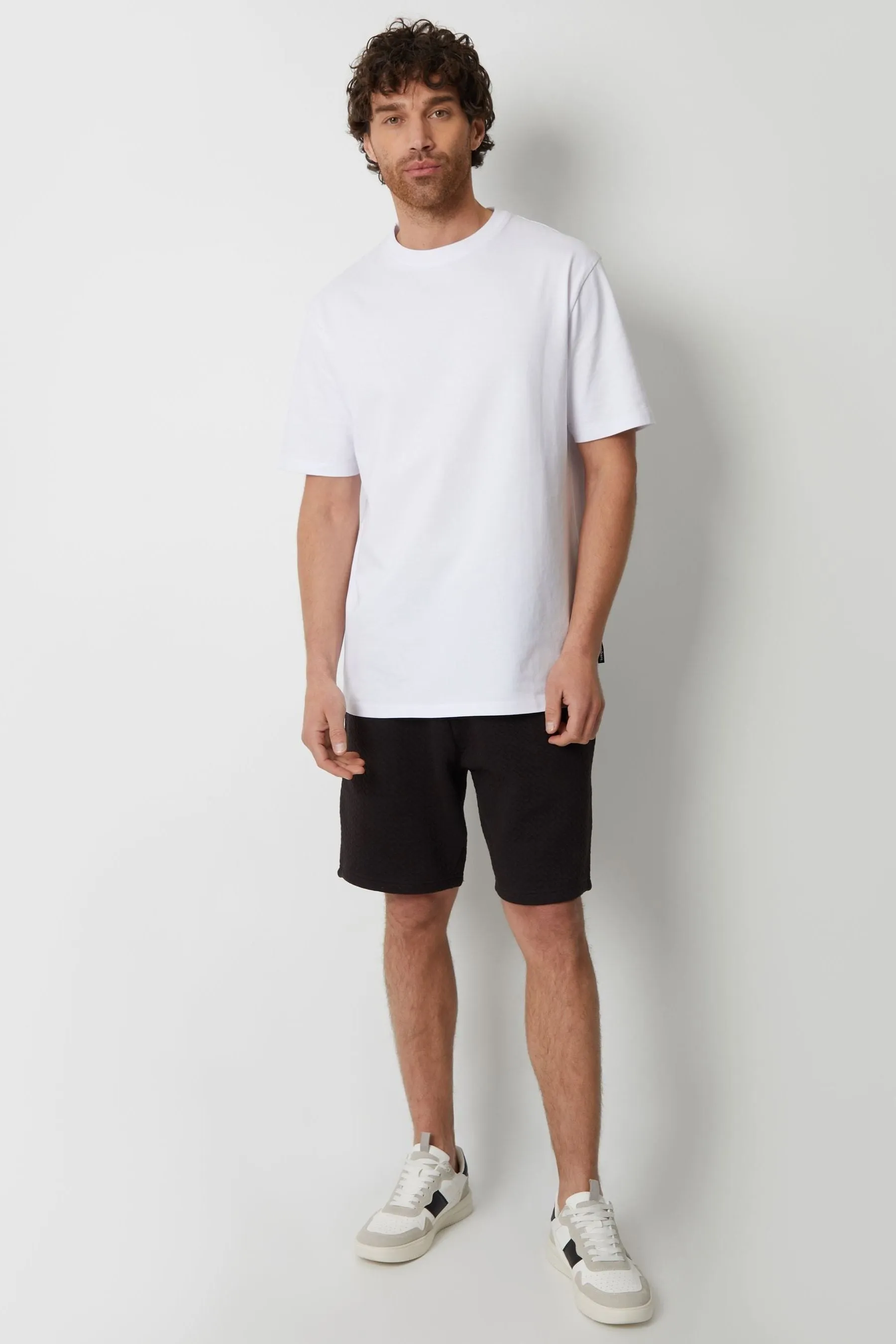 Threadbare - Shorts felpati testurizzati Blend in cotone