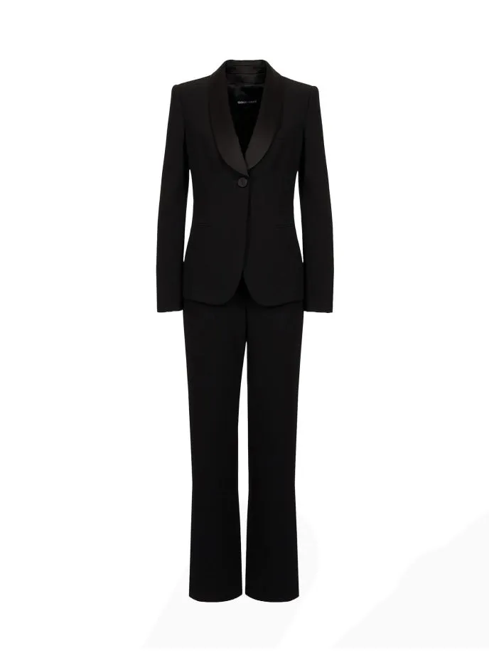 Tuxedo in seta