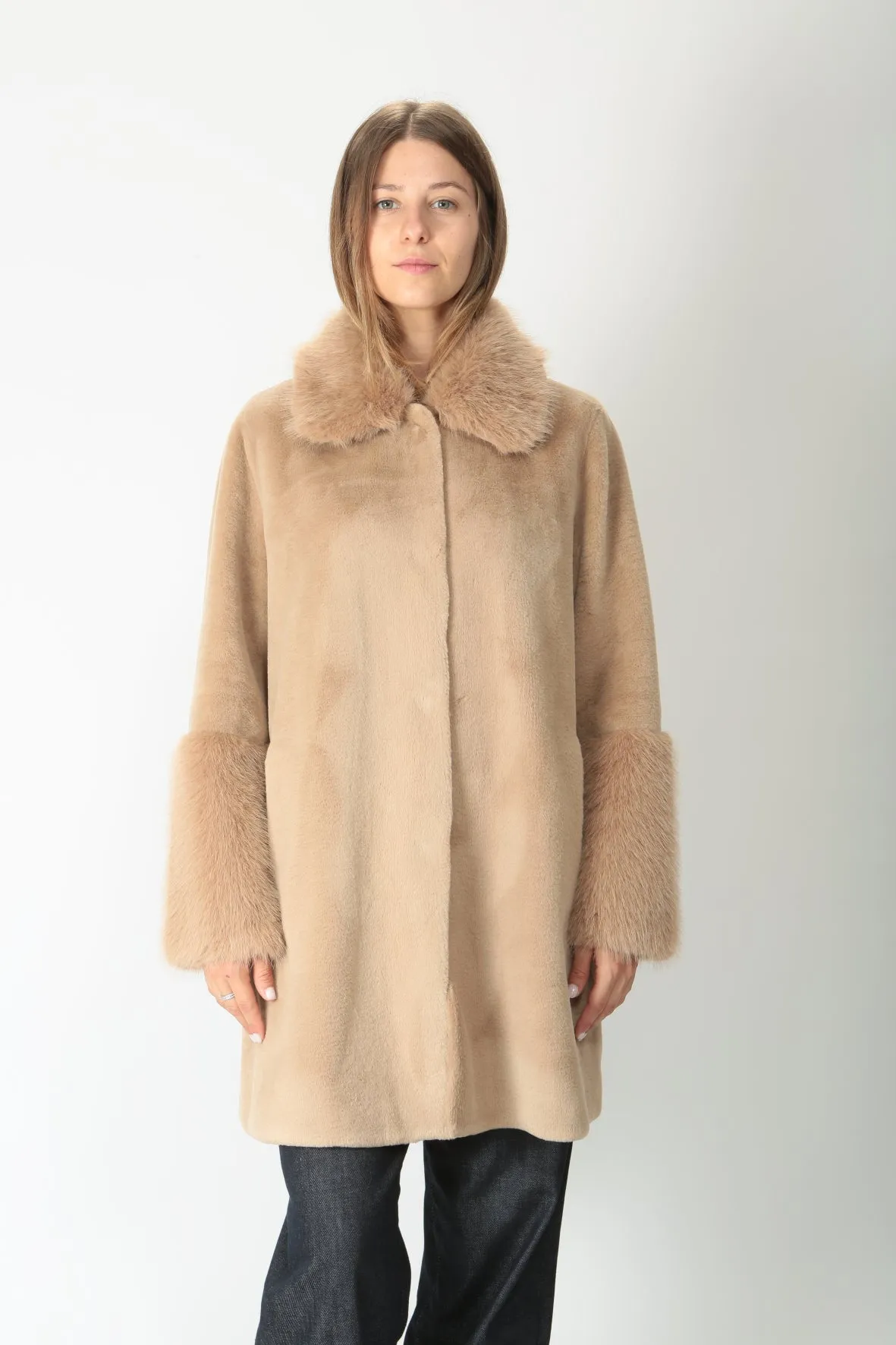 Violanti Cappotto in pelliccia ecologica VE312/5600